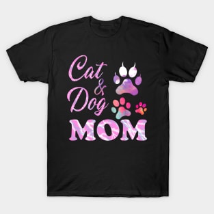 Pet Cat Dog Mom T-Shirt